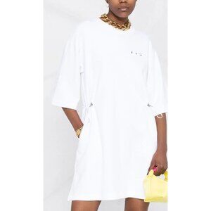 Off-White Floral Arrows T-shirt Sweatshirt Dress-sz Small